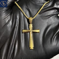 Classic Faceted Cross Pendant