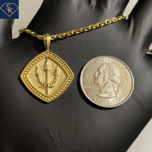 Trident Shield Pendant