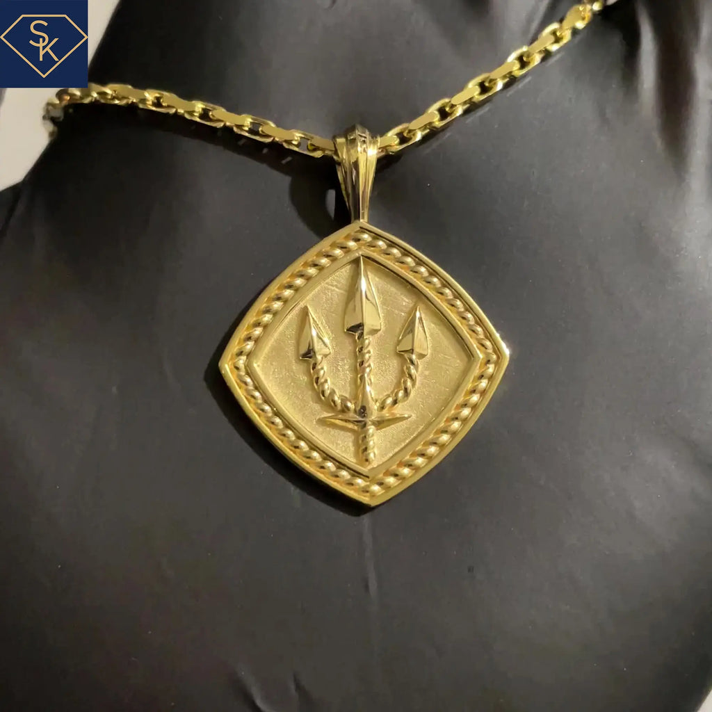 Trident Shield Pendant