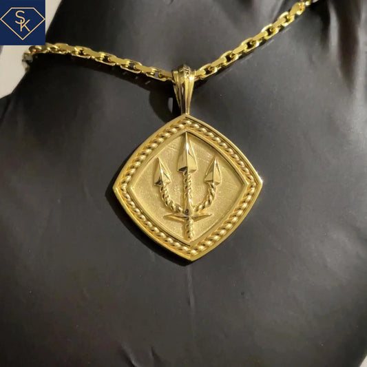 Trident Shield Pendant
