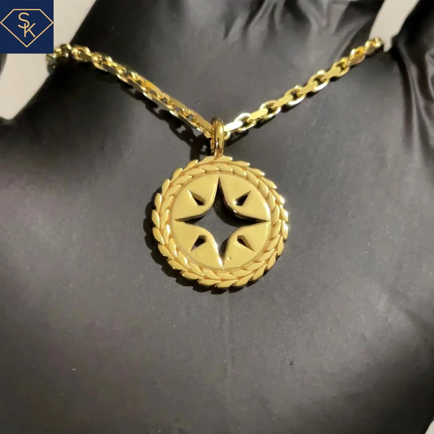 Minimalist Compass Pendant