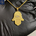 Hamsa Evil Eye Pendant