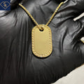 Eternal Braided Oval Dog Tag Pendant