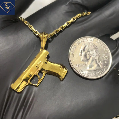 Hand Gun Pendant-Pistol Lover