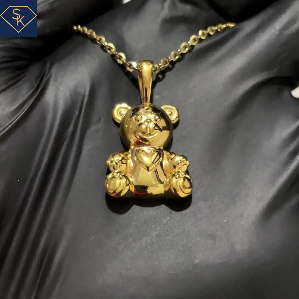 Cute Bear Charm Pendant – Elegant Everyday Wear