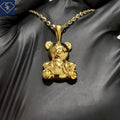 Cute Bear Charm Pendant – Elegant Everyday Wear