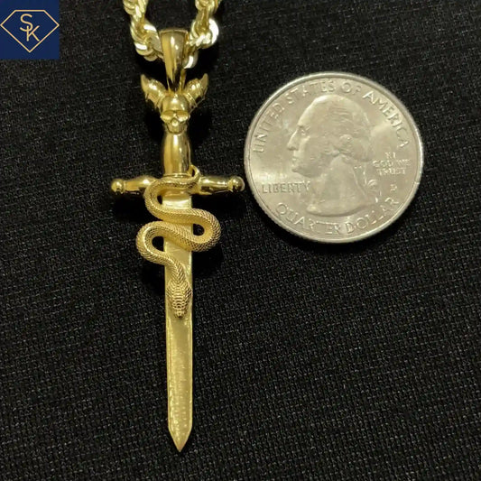 Infernal Serpent Sword Pendant
