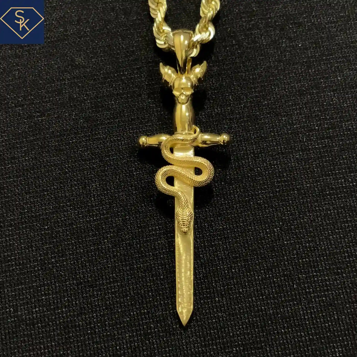 Infernal Serpent Sword Pendant