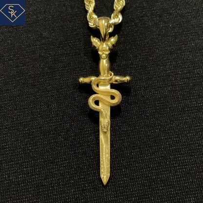 Infernal Serpent Sword Pendant