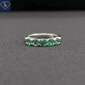 Lab Emerald Band - SK Custom Jewelry