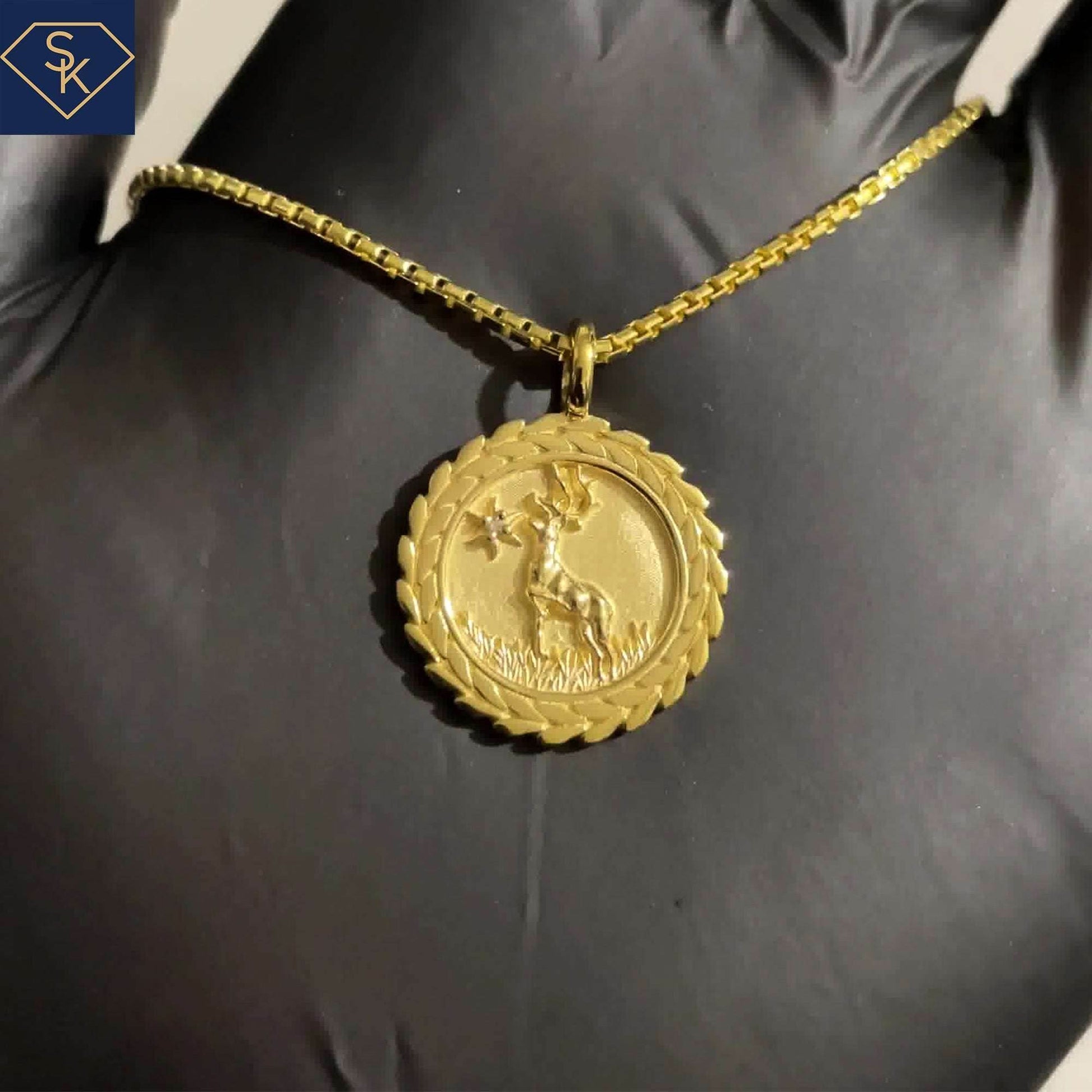 Lucky Deer Pendant - SK Custom Jewelry