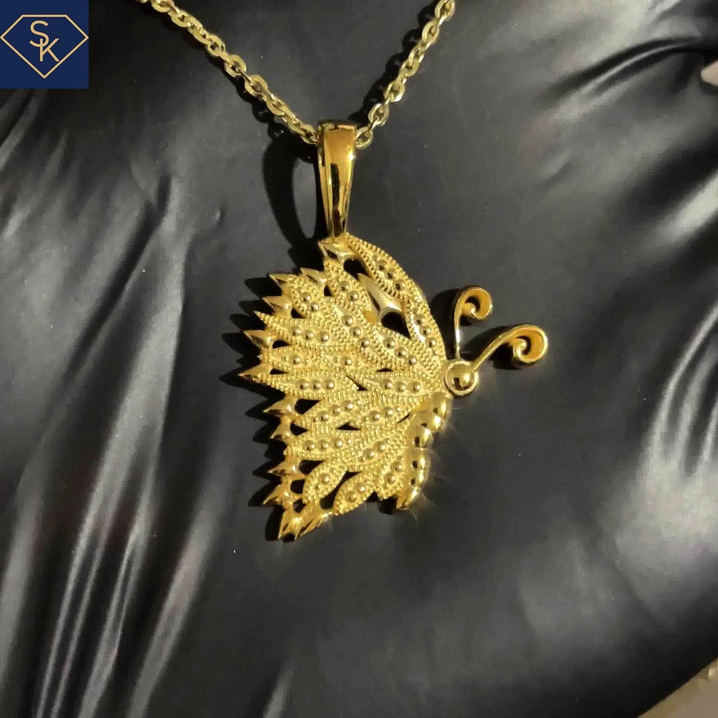 Butterfly Pendant - SK Custom Jewelry