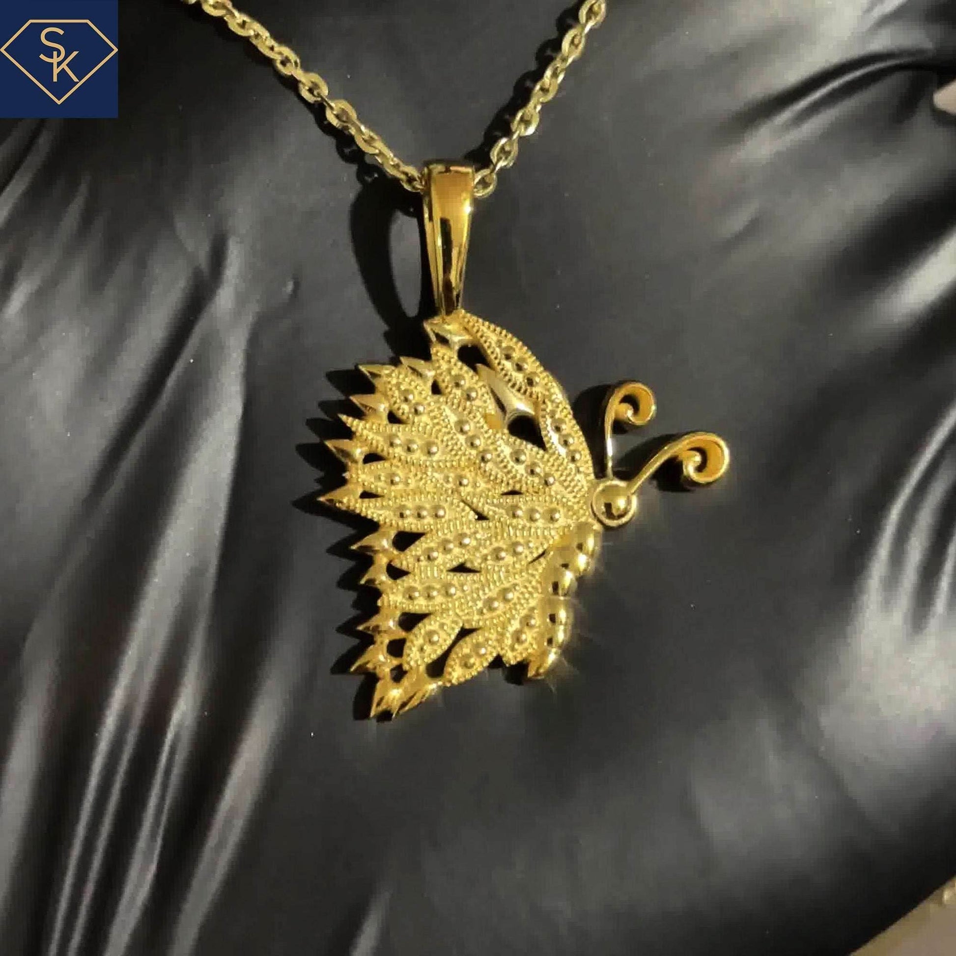 Butterfly Pendant - SK Custom Jewelry
