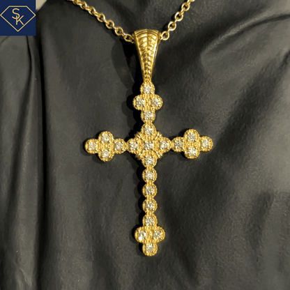Diamond Cross Pendant - SK Custom Jewelry