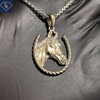 Horse Shoe Pendant - SK Custom Jewelry