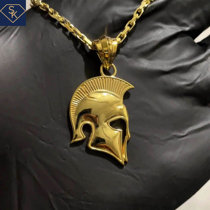 Spartan Helmet Pendant - SK Custom Jewelry