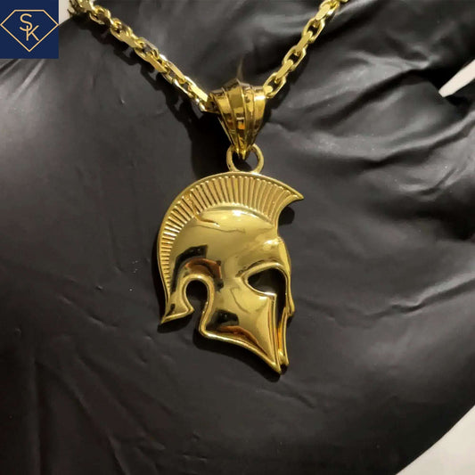Spartan Helmet Pendant - SK Custom Jewelry