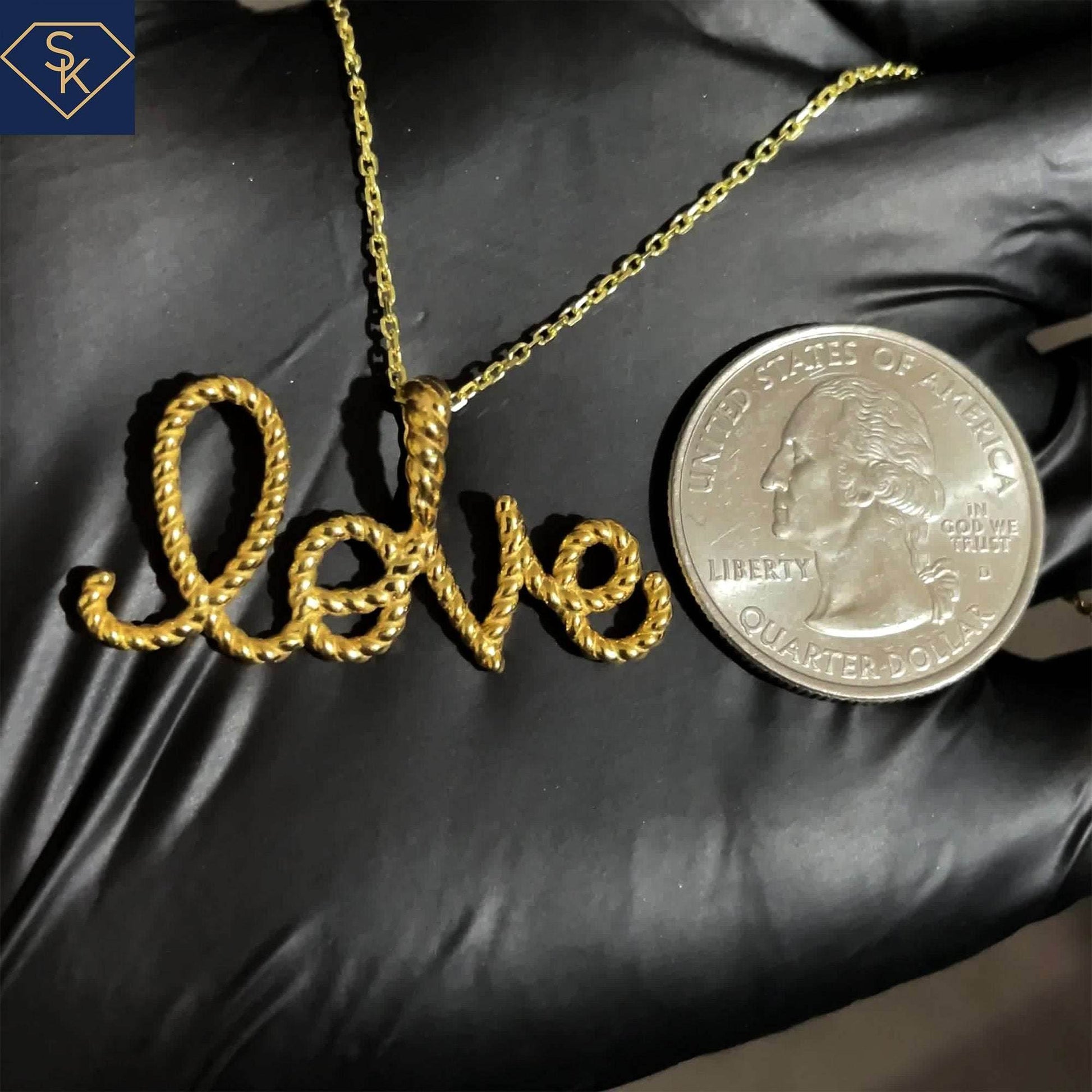 Love Pendant - SK Custom Jewelry