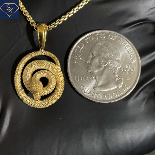 Striking Snake Pendant