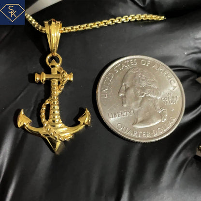 Rope Anchor Pendant - SK Custom Jewelry