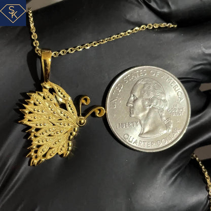 Butterfly Pendant - SK Custom Jewelry