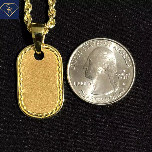 Satin Rope Dog Tag