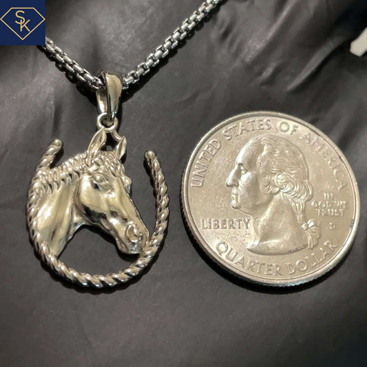 Horse Shoe Pendant - SK Custom Jewelry