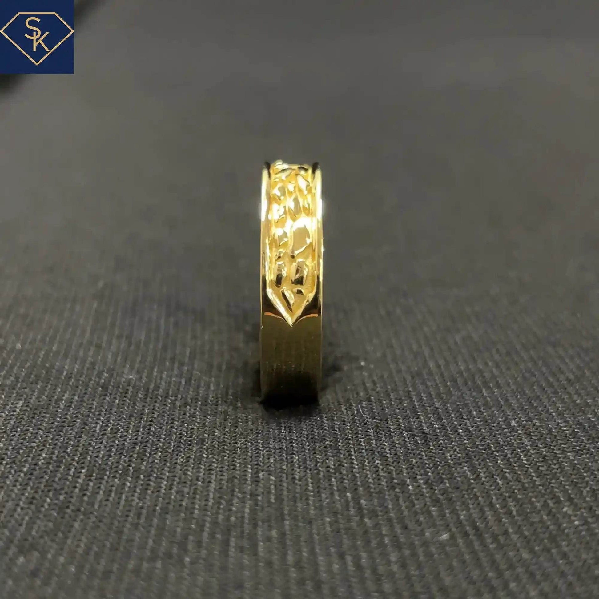 Cobblestone Band - SK Custom Jewelry