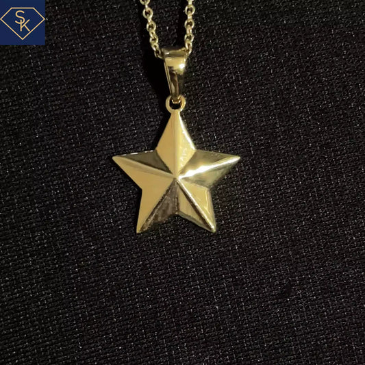 Gold Star Pendant