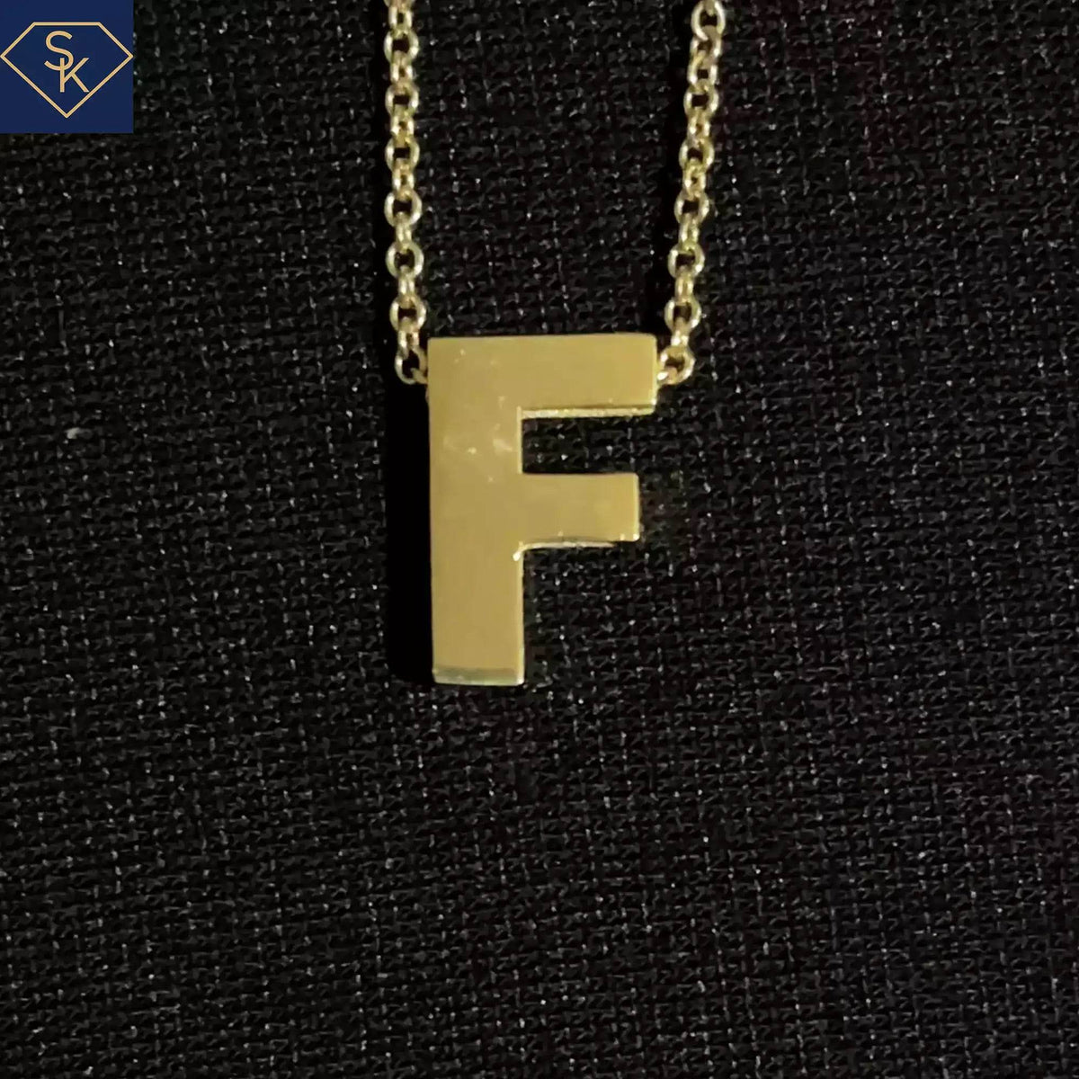 Mini F Charm - SK Custom Jewelry