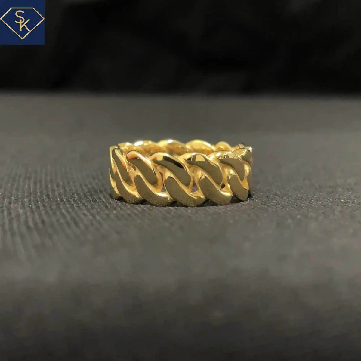 Flat Curb Ring - SK Custom Jewelry