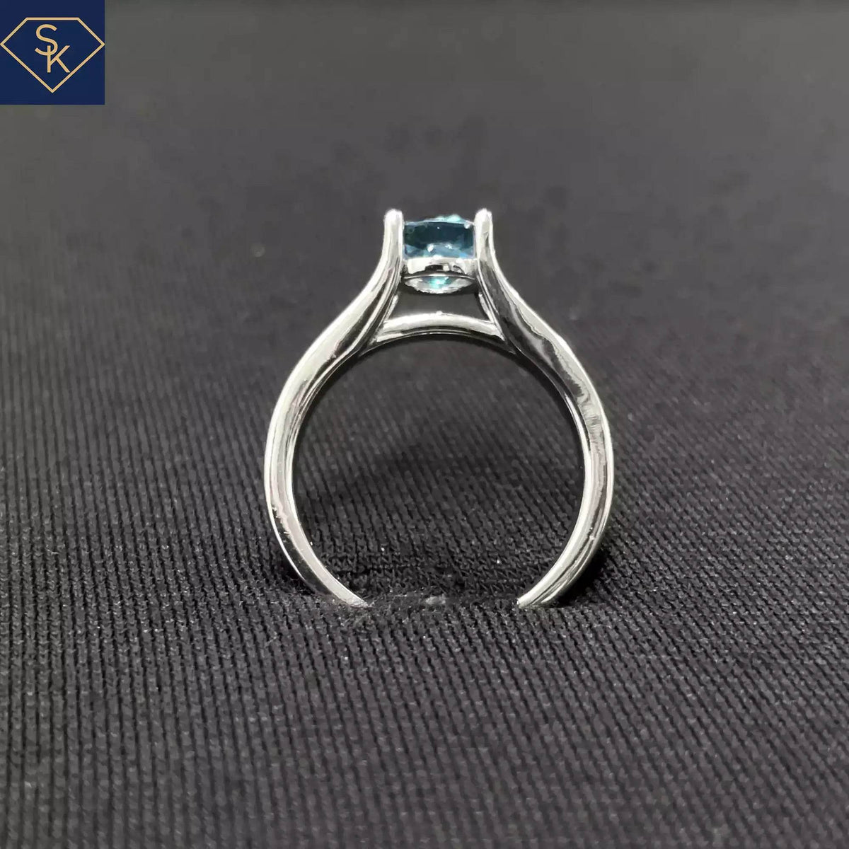 Blue Topaz Ring - SK Custom Jewelry