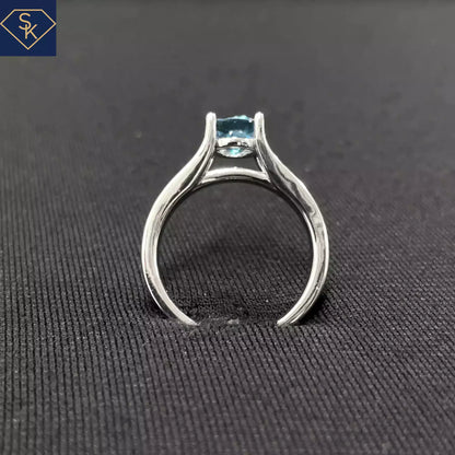 Blue Topaz Ring