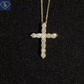 Classic Diamond Cross Pendant - SK Custom Jewelry
