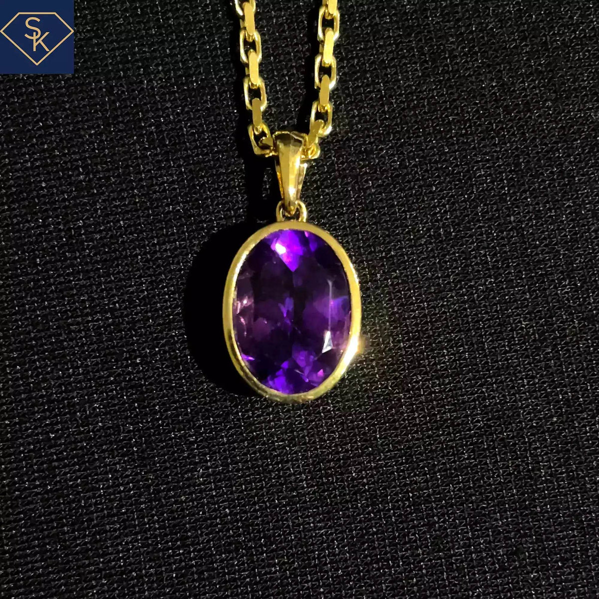 Amethyst Pendant - SK Custom Jewelry