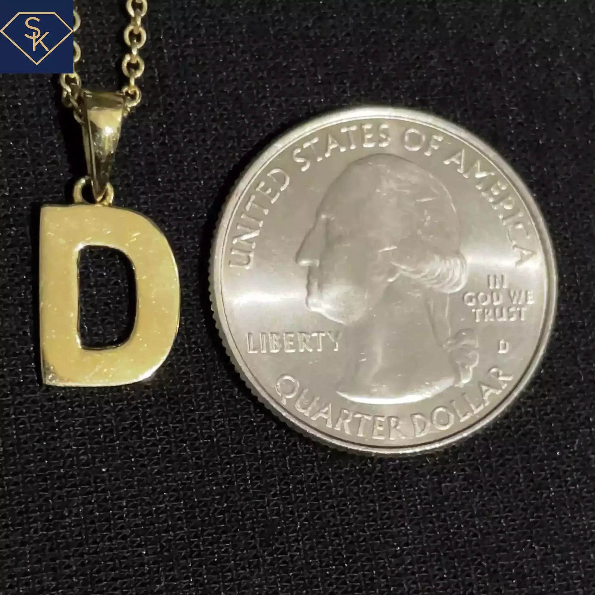 Mini Initial Charm - SK Custom Jewelry