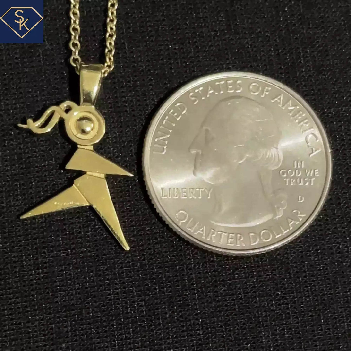 Lady Ballet Charm - SK Custom Jewelry