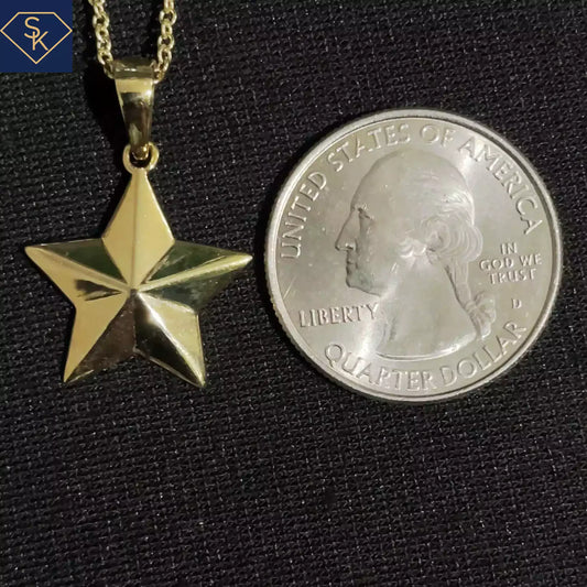 Gold Star Pendant