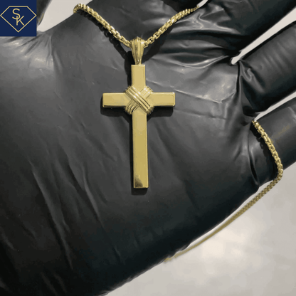 Cross Pendant with Tripple Cross Ropes - SK Custom Jewelry