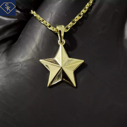 Gold Star Pendant