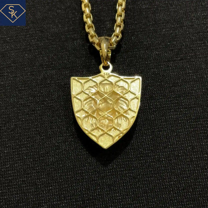 Imperial Lion Shield Pendant