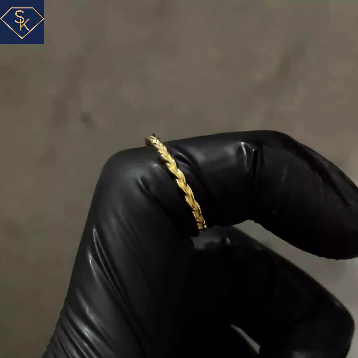 Eternity Wheat Pattern Ring - SK Custom Jewelry