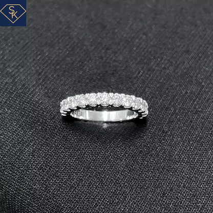 Facet Pave Diamond Band