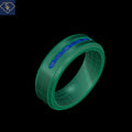 Bevel Channel Set Gent Band