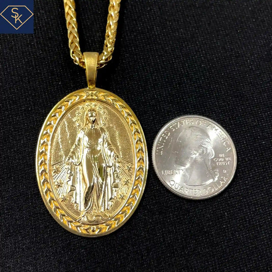 Large Virgin Mary Pendant