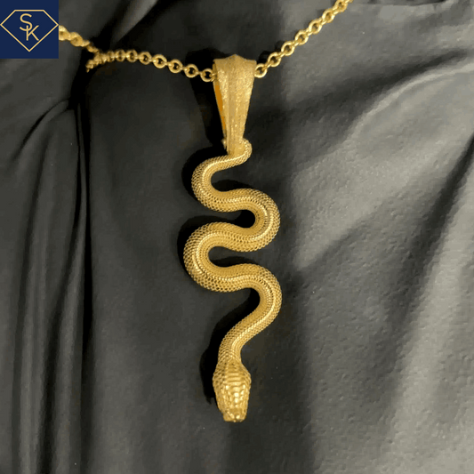 Slithering Snake Pendant - SK Custom Jewelry