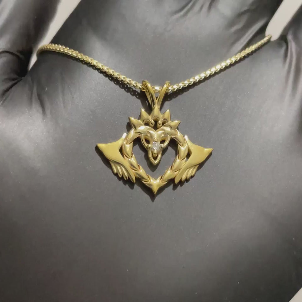 Claddagh Charm Pendant