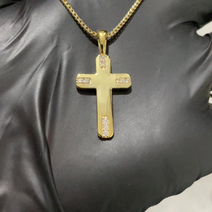 Diamond Classic Cross Pendant