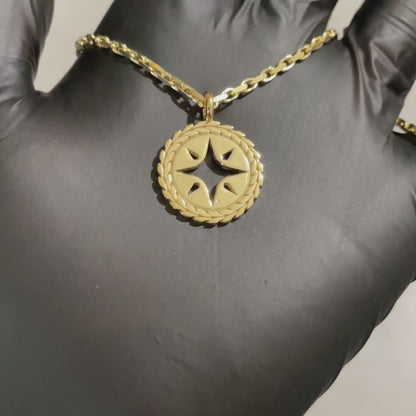 Minimalist Compass Pendant
