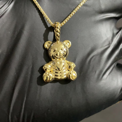 Lovely Bear with intricate textures Pendant